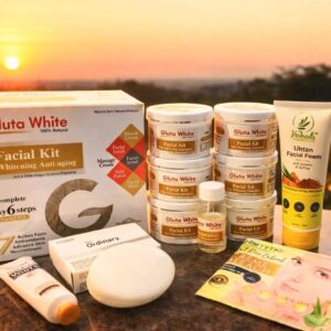 Gluta White Complete Facial Care Combo  Brightening & Anti-Aging Kit