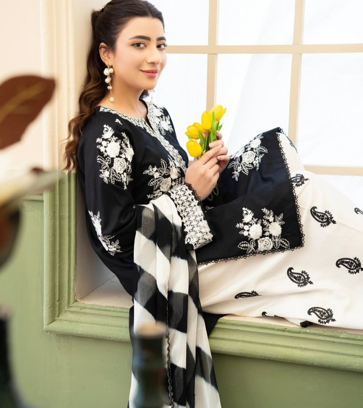 Noore Most Demanding Edition 03 PCS Unstitched Suit - Image 5